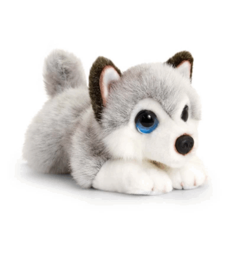 Çocuk Peluş Köpek Husky 25 cm