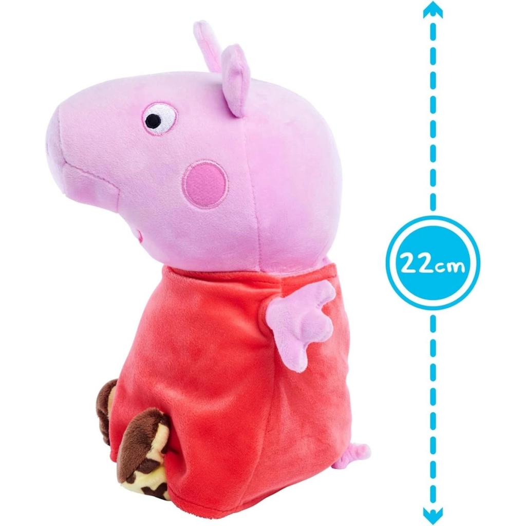 Çocuk Peppa Pig Sesli Peluş 25 cm - Görsel 3