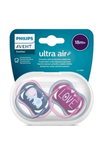 Çocuk Philips Avent Ultra Air Emzik 18+ Ay Kız