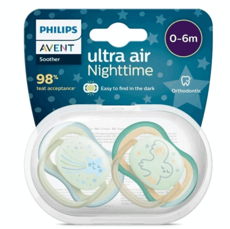 Çocuk Philips Avent Ultra Air Gece Emzik 0-6 Ay Erkek