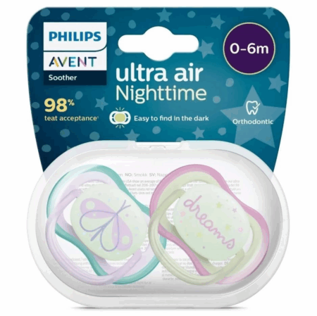 Çocuk Philips Avent Ultra Air Gece Emzik 0-6 Ay Kız