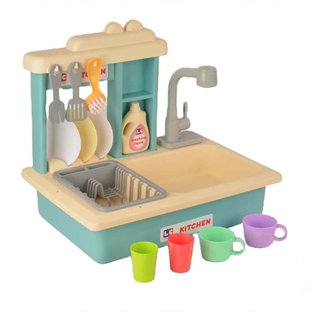 Pilli İnteraktif Lavabo Seti Turkuaz - Görsel 2