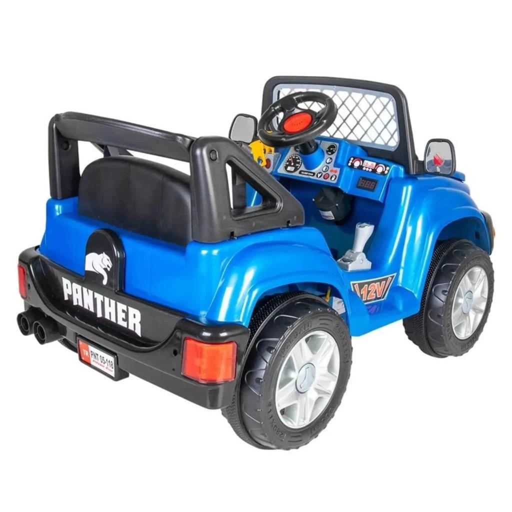 Panther Uzaktan Kumandalı Akülü Araba 12 Volt 05-118 Mavi - Görsel 3