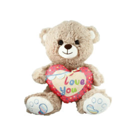 Çocuk PJH2324  Peluş Kalpli Ayı Love You 30 cm -Vardem