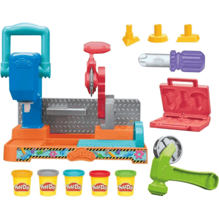 Çocuk Play-Doh Stamp n Saw Tool Bench