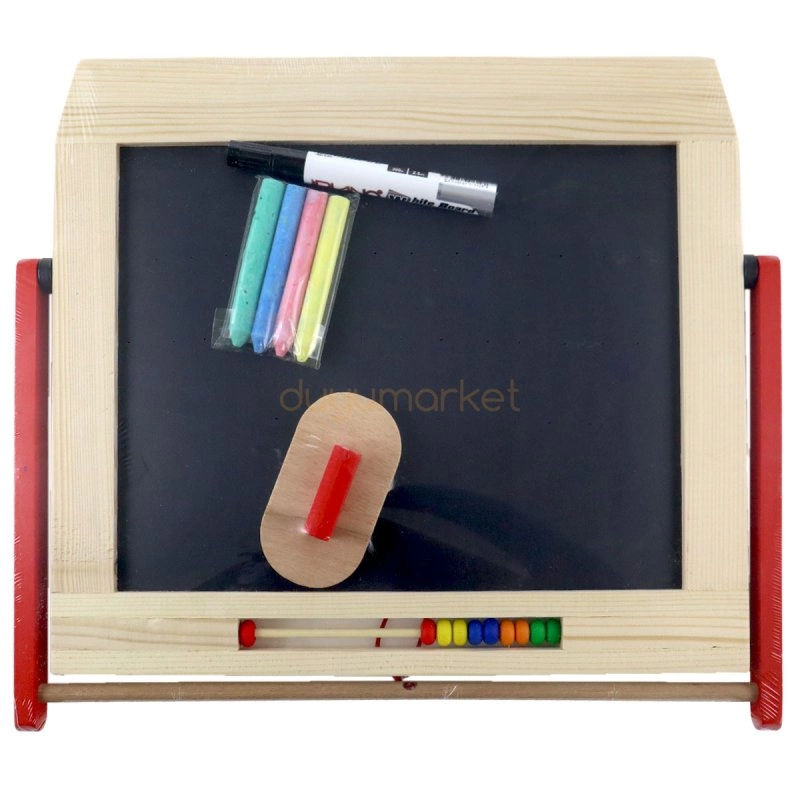 Eğitici Oyuncak PlayWood Ahşap Masa Üstü Yazı Tahtası 385 - Görsel 3
