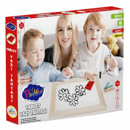 Çocuk Playwood Ahşap Tablet Yazı Tahtası