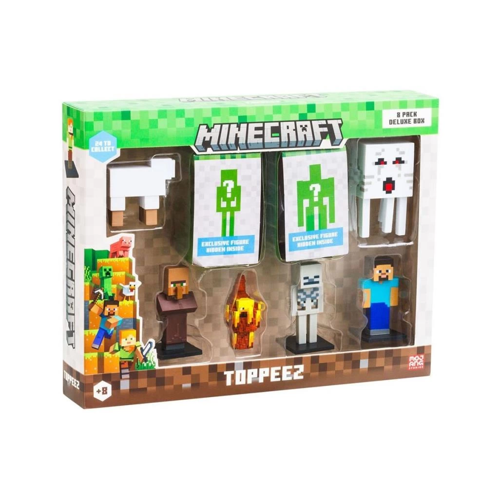 Eğitici Çocuk PMI MC2070 Minecraft 3D Figür Toppeez 8li Delüks Set - Görsel 3