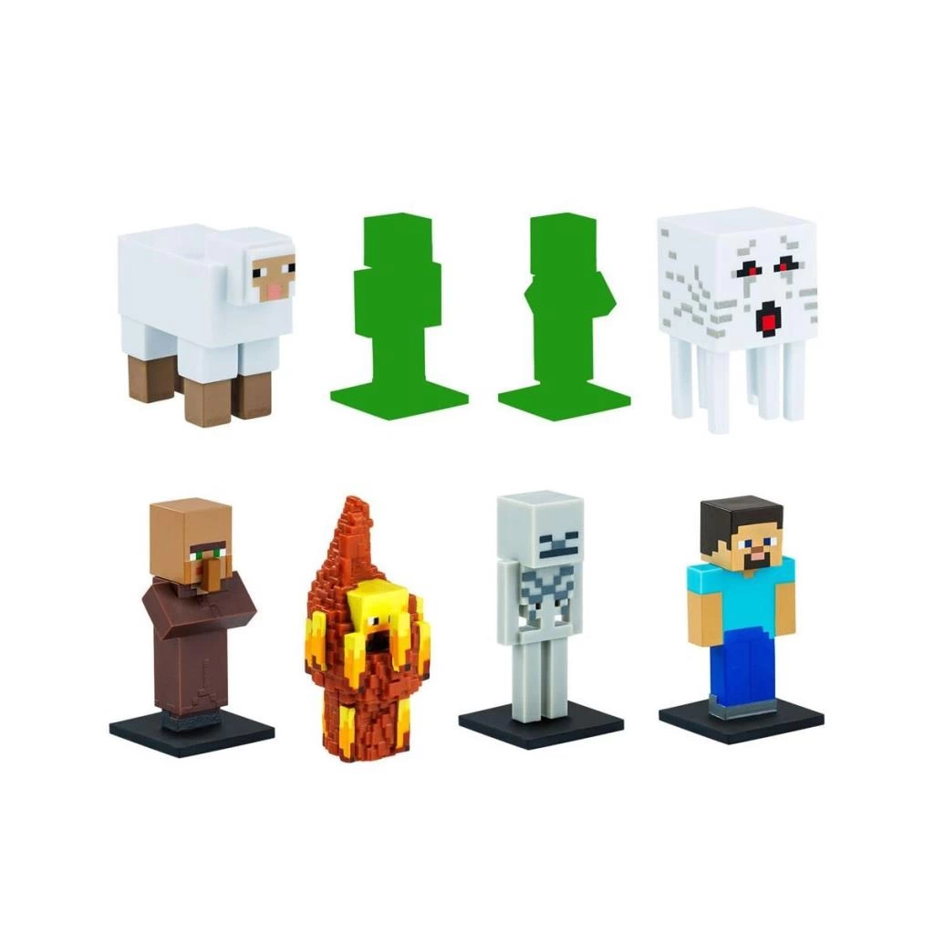 Eğitici Çocuk PMI MC2070 Minecraft 3D Figür Toppeez 8li Delüks Set - Görsel 4
