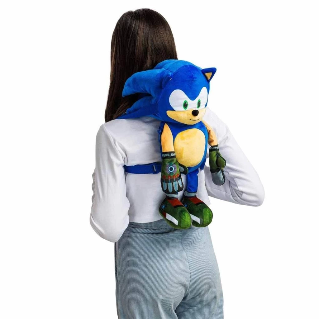 PMI SON 7020 Sonic Peluş Figür Sırt ÇAntası 45 cm -Necotoys - Görsel 2