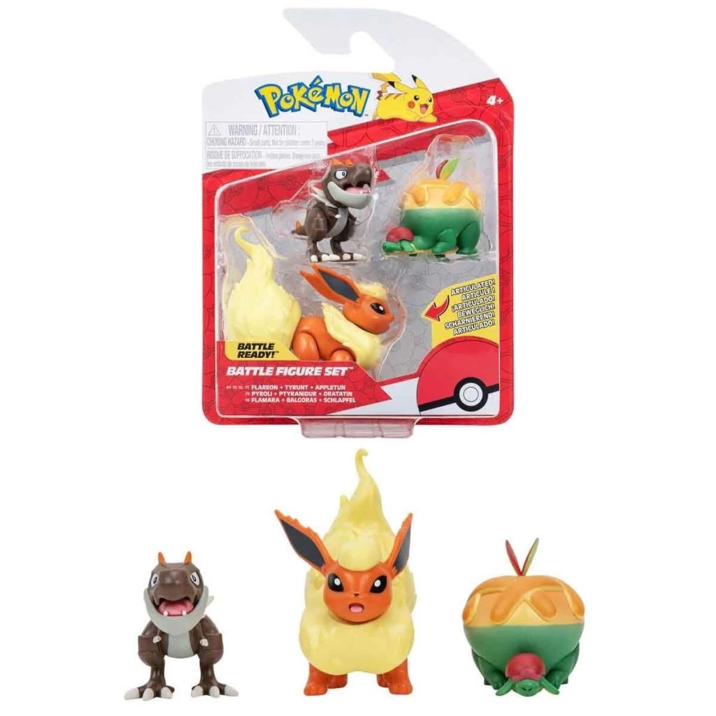 POK 95155-L Pokemon Battle 3'lü Figür Seti Seri -Necotoys - Görsel 3