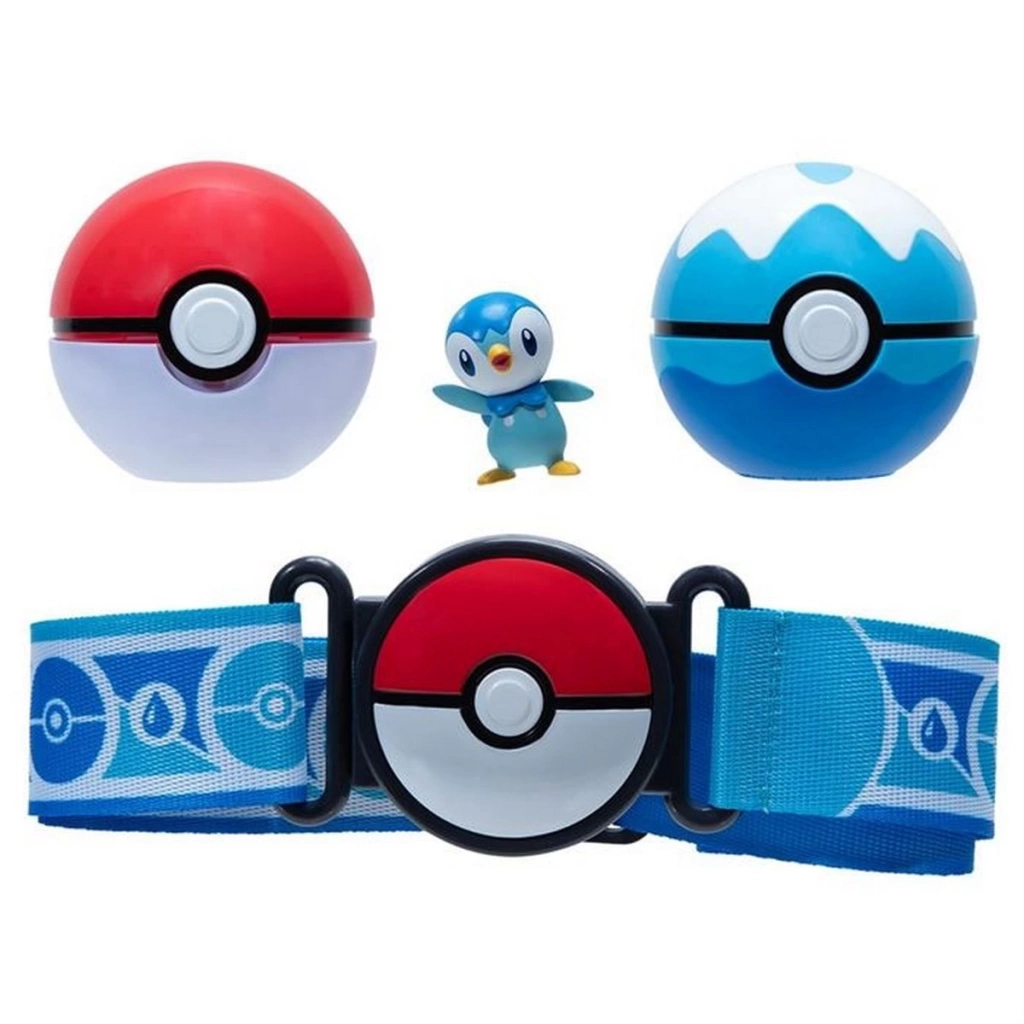 Çocuk Pokemon Clip 'N' Go Pokeball Kemer ve Figür Seti 95283-U