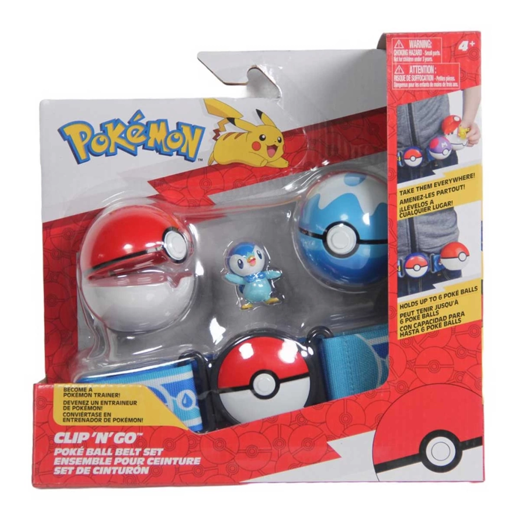 Çocuk Pokemon Clip 'N' Go Pokeball Kemer ve Figür Seti 95283-U - Görsel 3