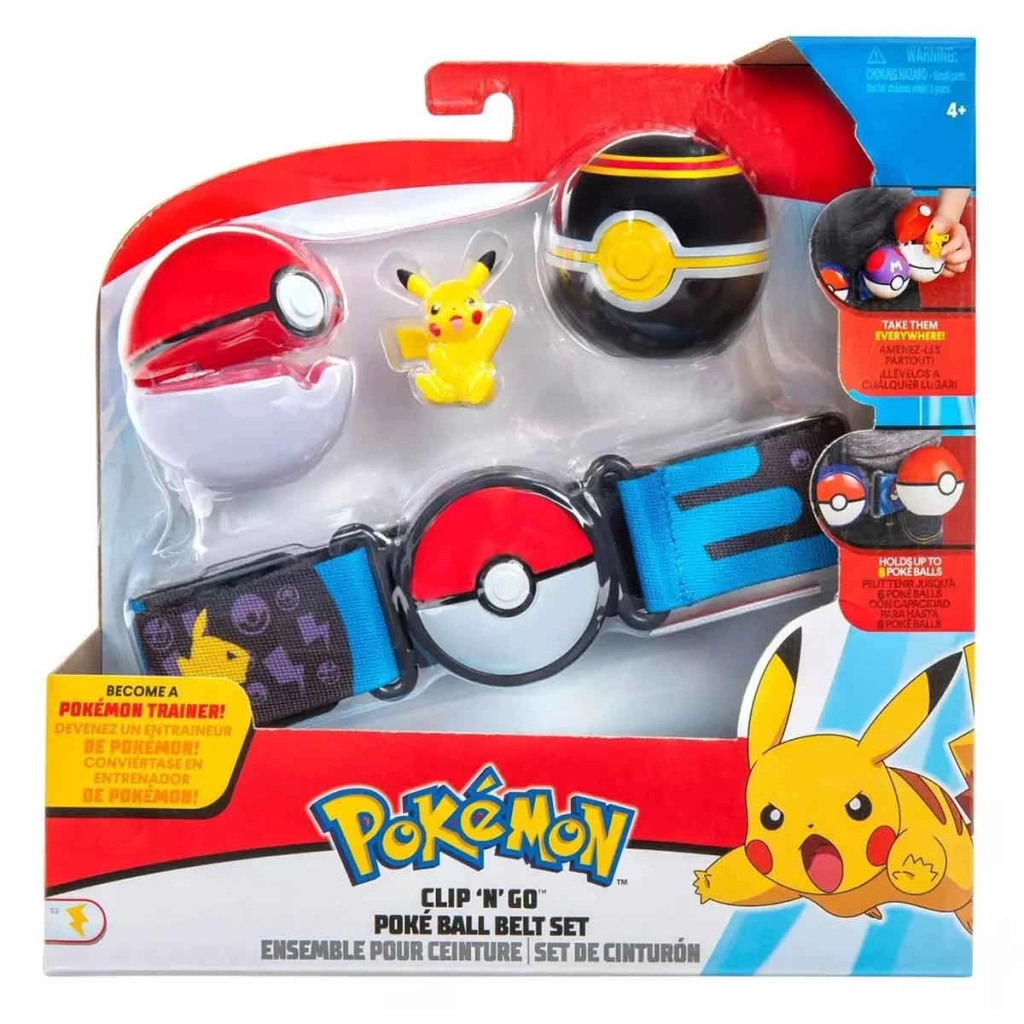 Pokemon Clip 'N' Go Pokeball Kemer ve Figür Seti PKW0080 - Görsel 3