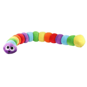Çocuk POL-1066 Renkli Yastık Tırtıl 120 cm -Polly Toys