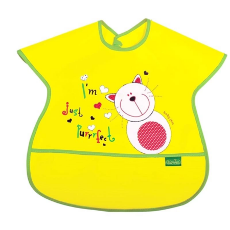 Sarı Muşamba Büyük Mama Önlüğü ile Temiz ve Pratik Beslenme Aktivitesi