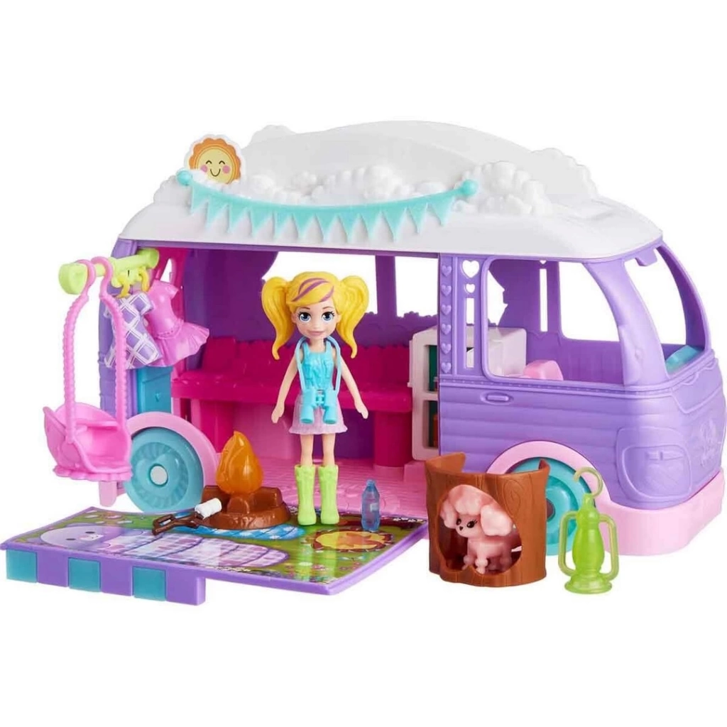 Eğitici Oyuncak Polly Pocket Eğlenceli Karavan Oyun Seti - Görsel 2