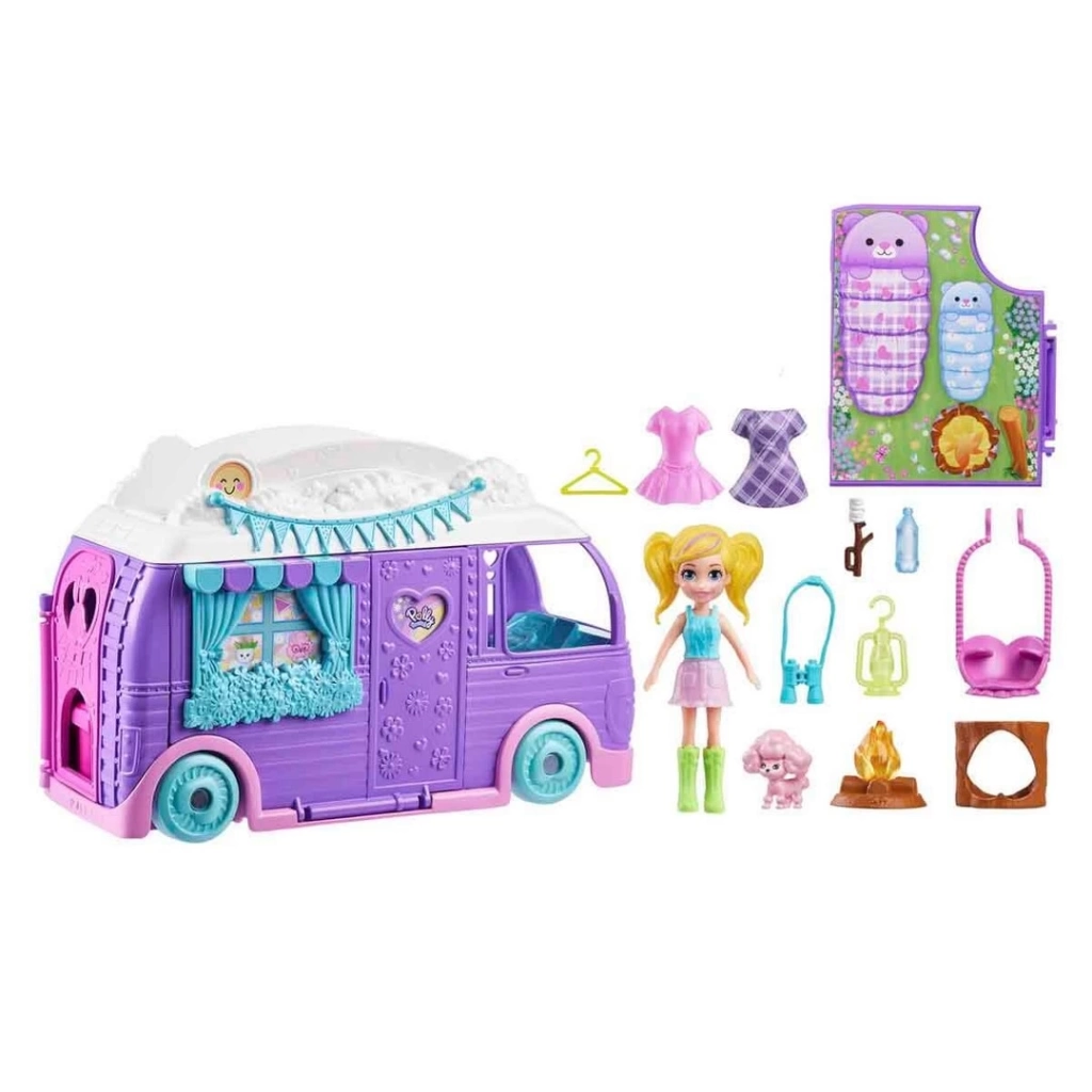 Eğitici Oyuncak Polly Pocket Eğlenceli Karavan Oyun Seti - Görsel 3