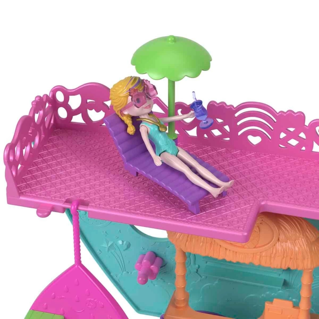 Eğitici Oyuncak Polly Pocket Unıcorn Dream Cruıse Oyun Seti HWP26 - Görsel 4