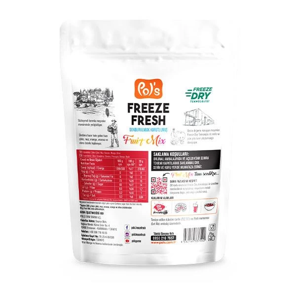 Çocuk Pol’s Freeze Fresh Fruit Mix 20 g - Görsel 2