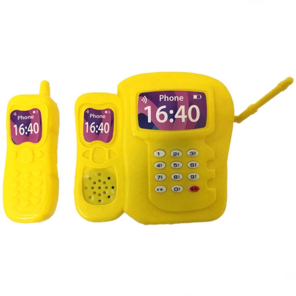 Poşetli Işıklı Sesli Oyuncak Telefon - Görsel 3