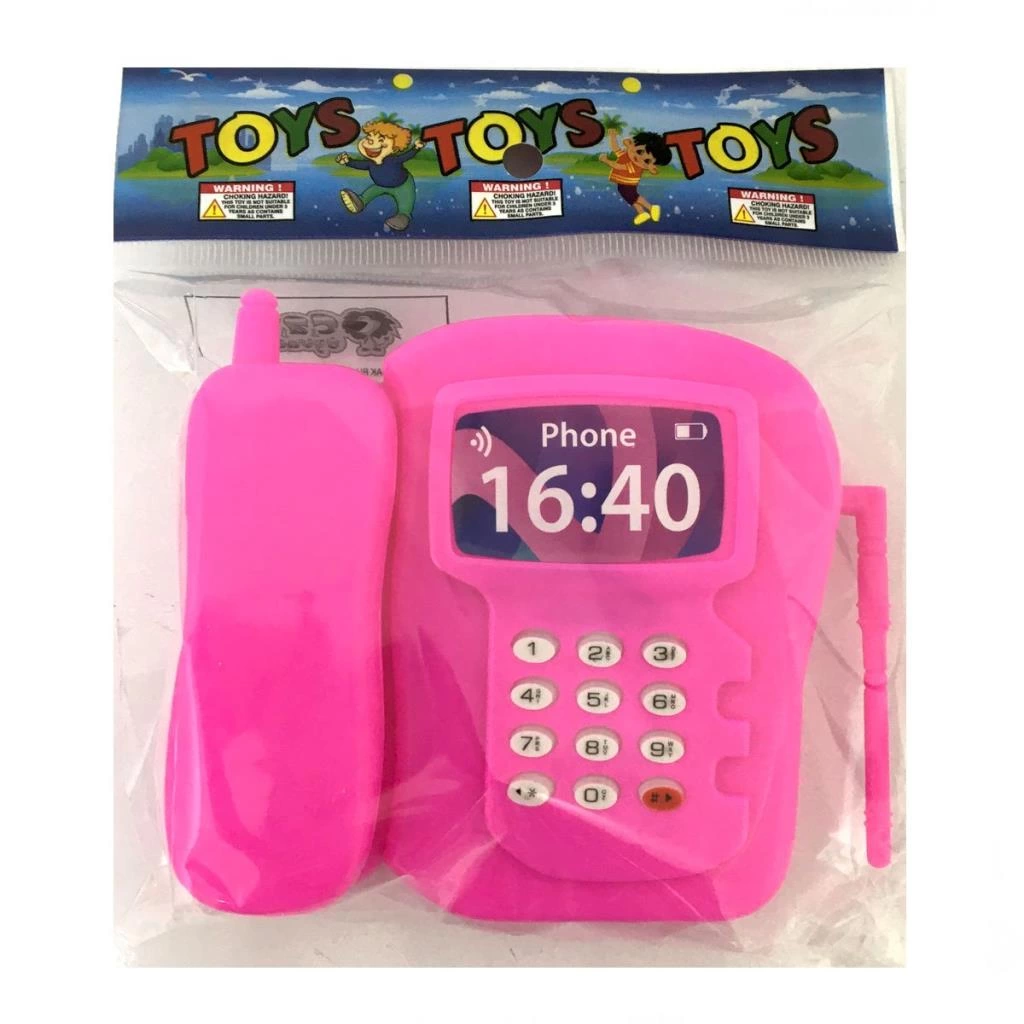 Poşetli Işıklı Sesli Oyuncak Telefon - Görsel 4