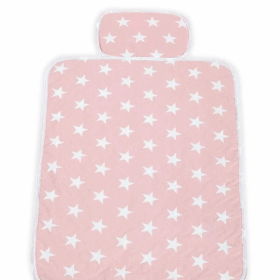 Çocuk Pratik Alt Açma Minderi Pembe Yıldız