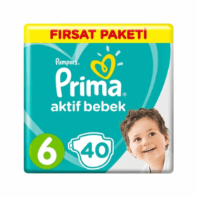 PrimaBebekBeziAktifBebekEkoPaket6Beden40Adet