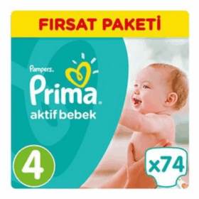 PrimaBebekBeziAktifBebekMegaFırsatPaketi4Beden74Adet
