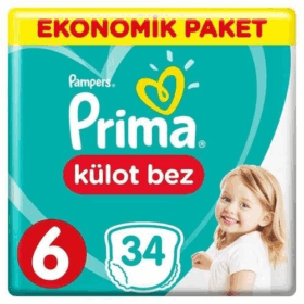 PrimaKülotBebekBeziEkoPaket6Beden34Adet