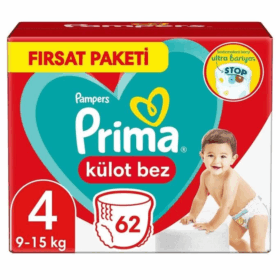 PrimaKülotBebekBeziFırsatPaketi4Beden62Adet