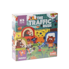 Çocuk PRS 32702 The Traffic Rush Pre School Puzzle 12 Parça