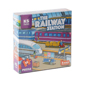 Çocuk PRS 32712 The Railway Station Pre School Puzzle -Ks Puzzle