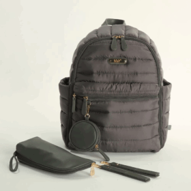 Çocuk Puff Anne Bebek Bakım Sırt Çantası 7335 Gri