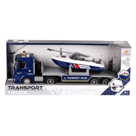 Çocuk PY8815B Sesli ve Işıklı Bot Taşıyan Tır -Canem Oyuncak