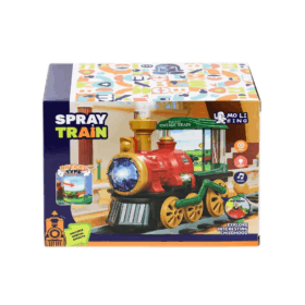 Işıklı Dumanlı Çılgın Lokomotif Çocuklar İçin Eğlenceli Tren Seti