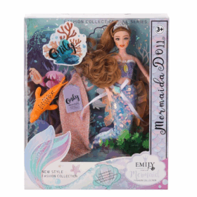 Çocuk QJ163 QJ163C Emily Eklemli Deniz Kızı -Karsan Oyuncak