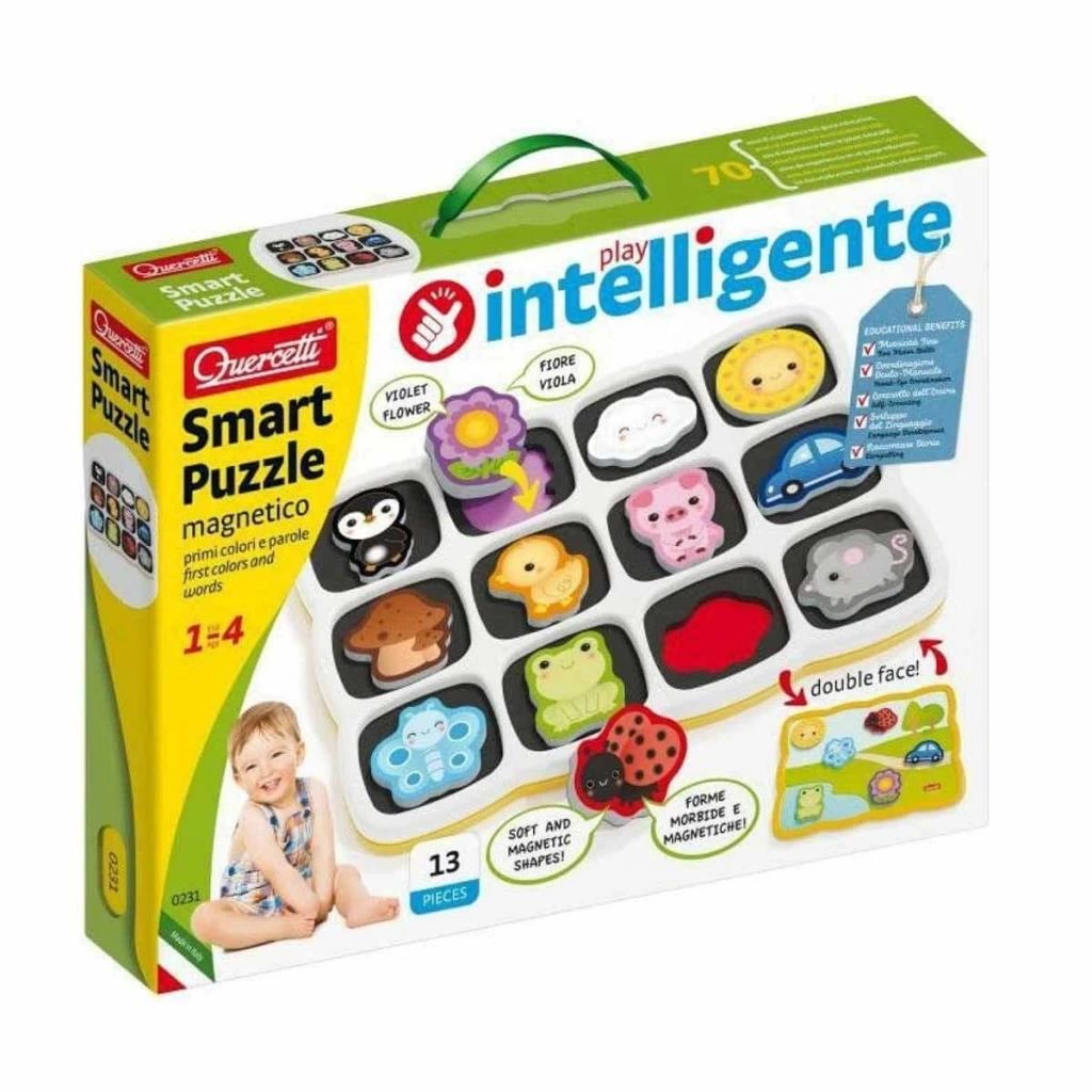 Çocuk Quercetti 13 Parça Smart Puzzle - Görsel 5
