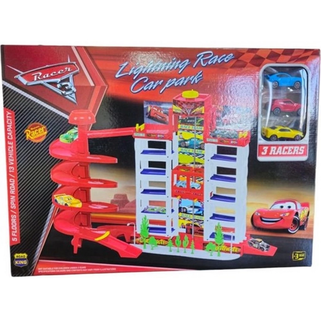 Racer 3 Asansörlü Garaj Seti - Görsel 4