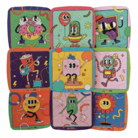 RD5637 Redka Ahşap Kare Puzzle