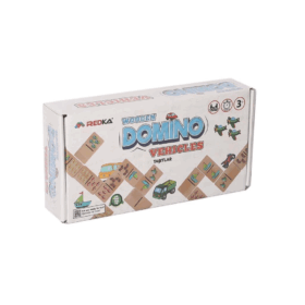 Çocuk RD5649 Ahşap Domino Oyunu Araçlar -Redka