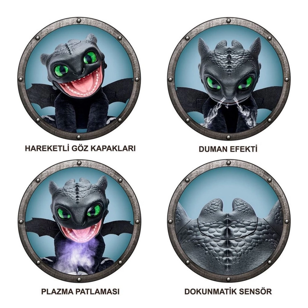 Eğitici Oyuncak Real FX Dişsiz Elektronik Kukla 30 cm - Görsel 3