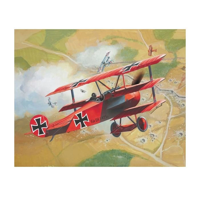 Çocuk Revell 1:72 Fokker Dr.1 Triplane Model Seti 64116 - Görsel 2