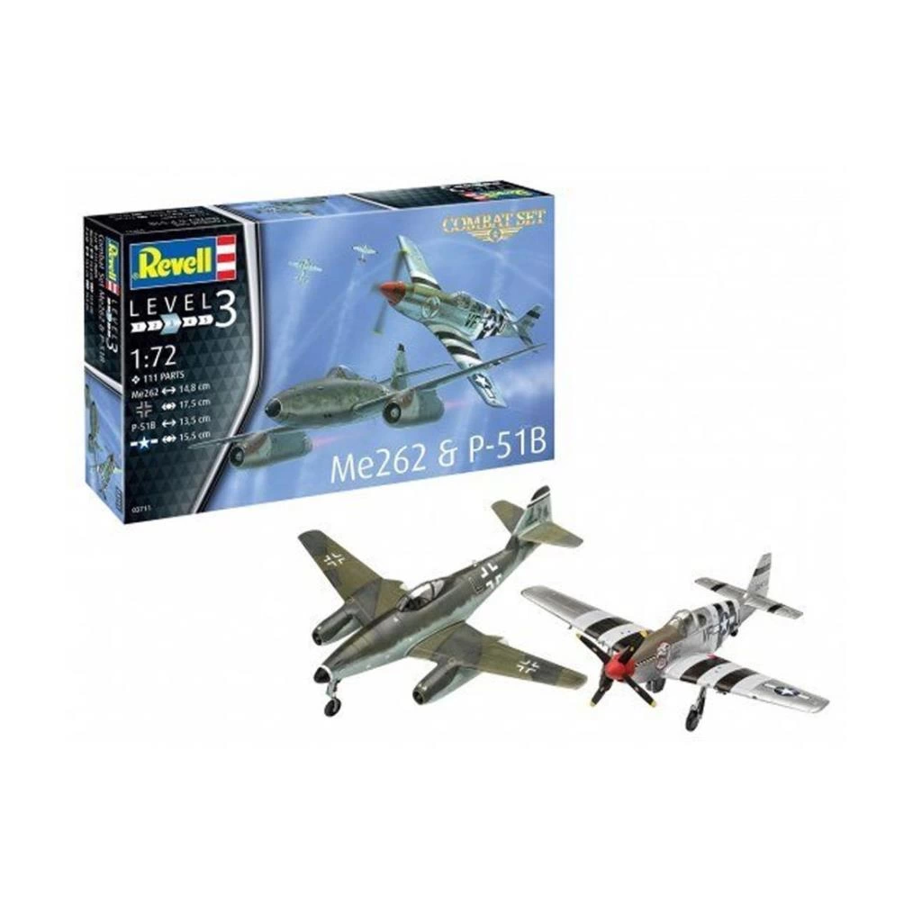 Revell Combat Set Me262 & P-51B Model Seti 63711 - Görsel 2