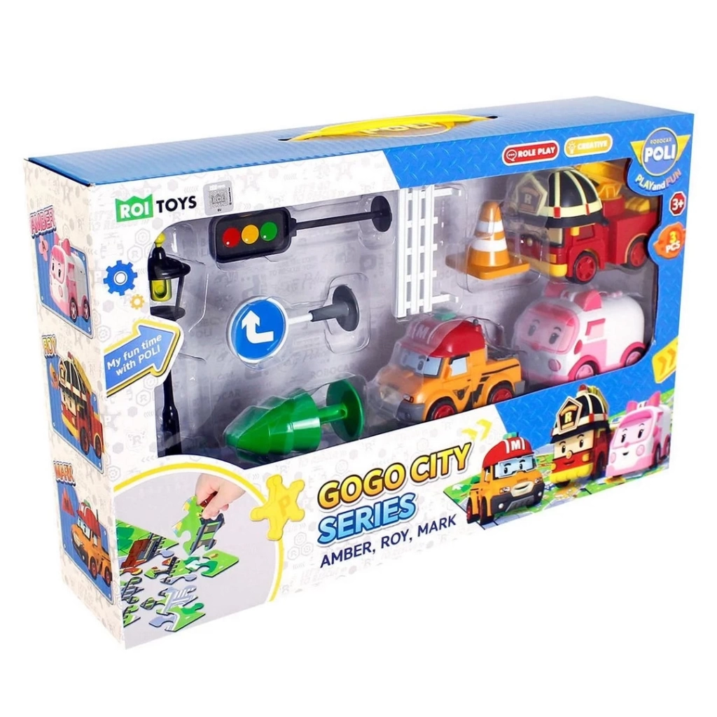 Robocar Poli Gogo City Series Oyun Seti - Görsel 4