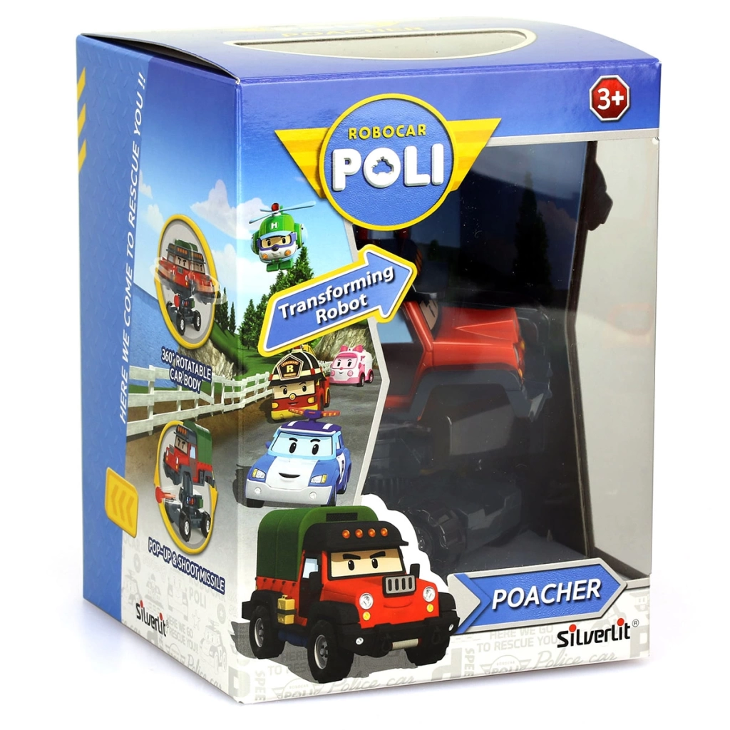 Robocar Poli Poacher Hareketli Figür - Görsel 2