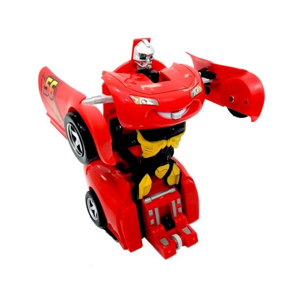 Çocuk Robota Dönüşebilen Çek bırak Araba - Görsel 3