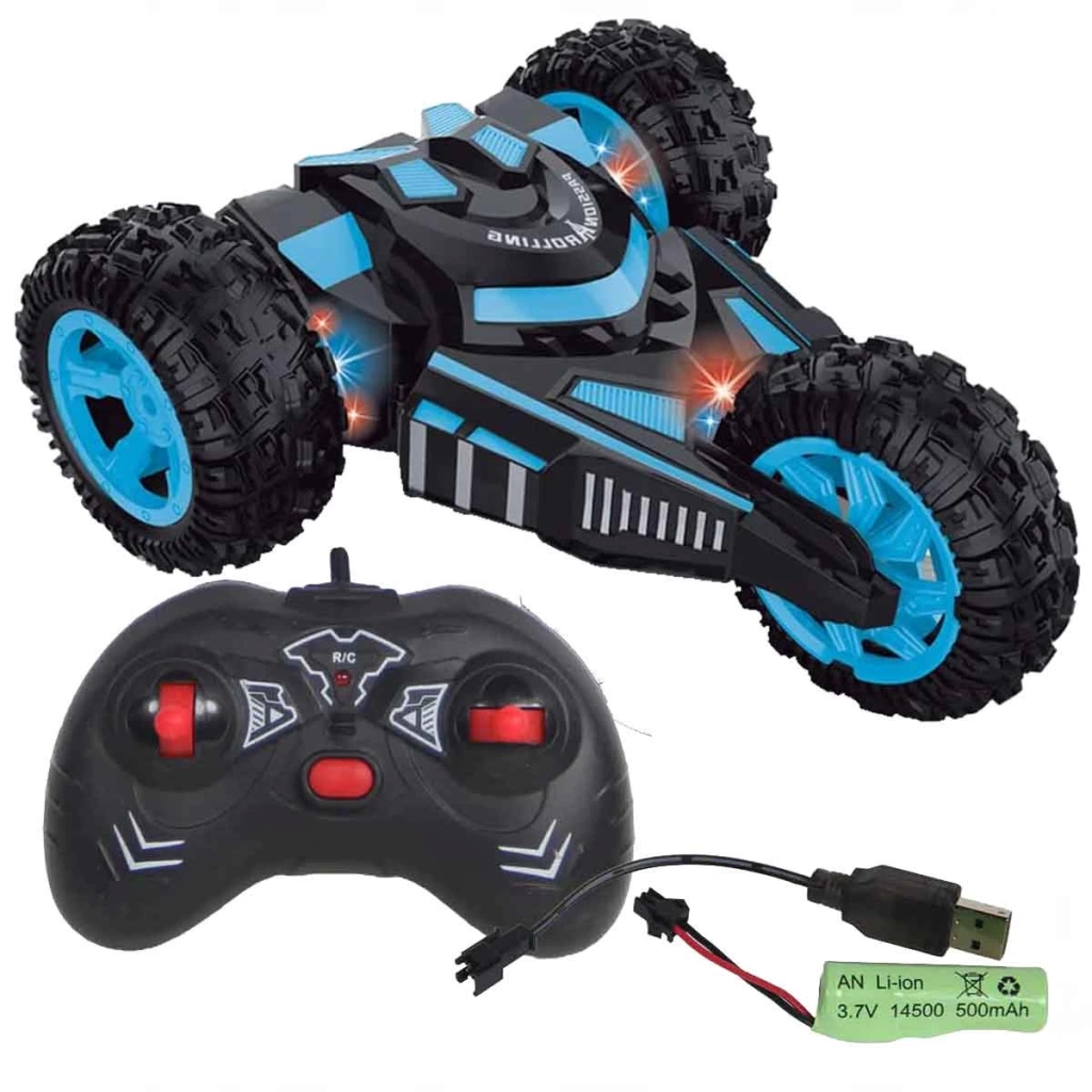 Roll Stunt 3 Teker Şarjlı Kumandalı Akrobat Araba - Görsel 2