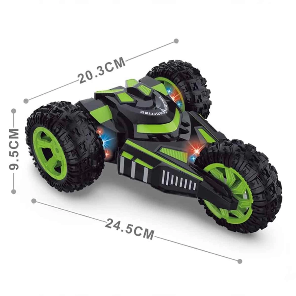 Roll Stunt 3 Teker Şarjlı Kumandalı Akrobat Araba - Görsel 4