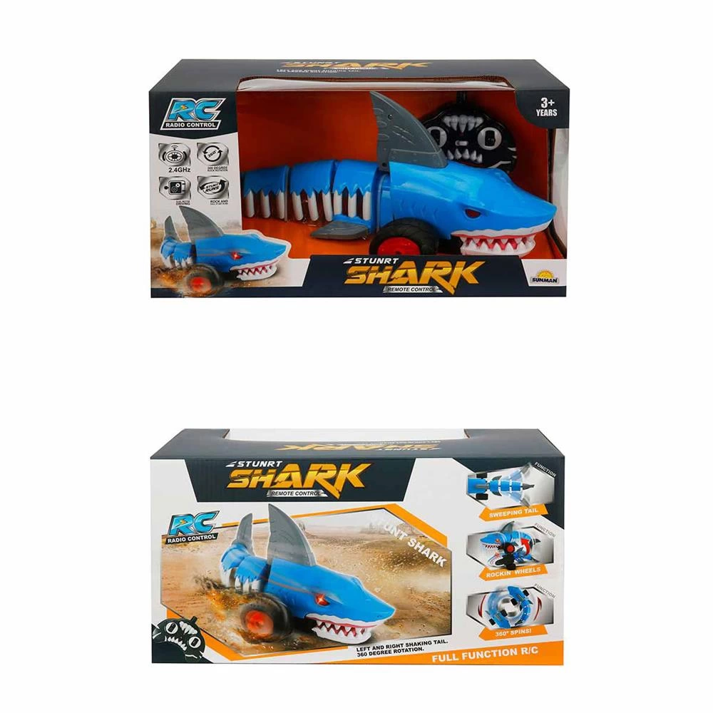 Stunt 360 Derece Dönen Uzaktan Kumandalı Köpek Balığı Çocuklar İçin Eğitici Robot Balık - Görsel 3